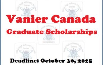 Vanier Canada Graduate Scholarships